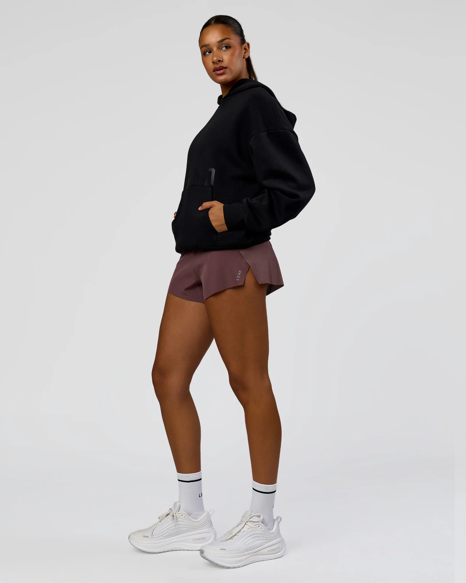 Shadow Mode Oversized Hoodie - Black