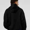 Shadow Mode Oversized Hoodie - Black