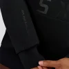 Shadow Mode Oversized Hoodie - Black