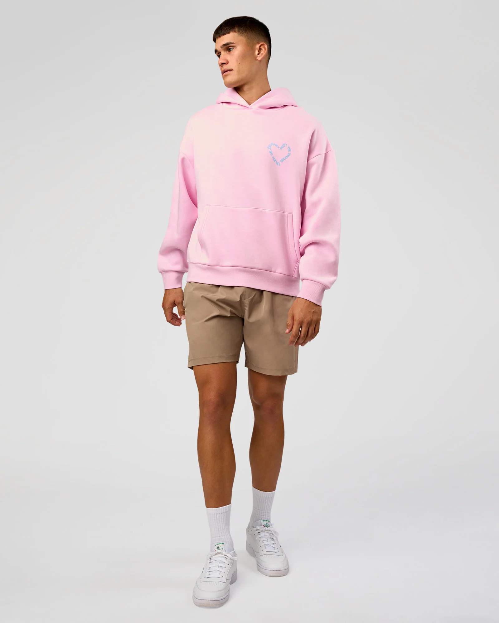 Unisex Love The Process Oversize Hoodie - Marshmallow-Open Air
