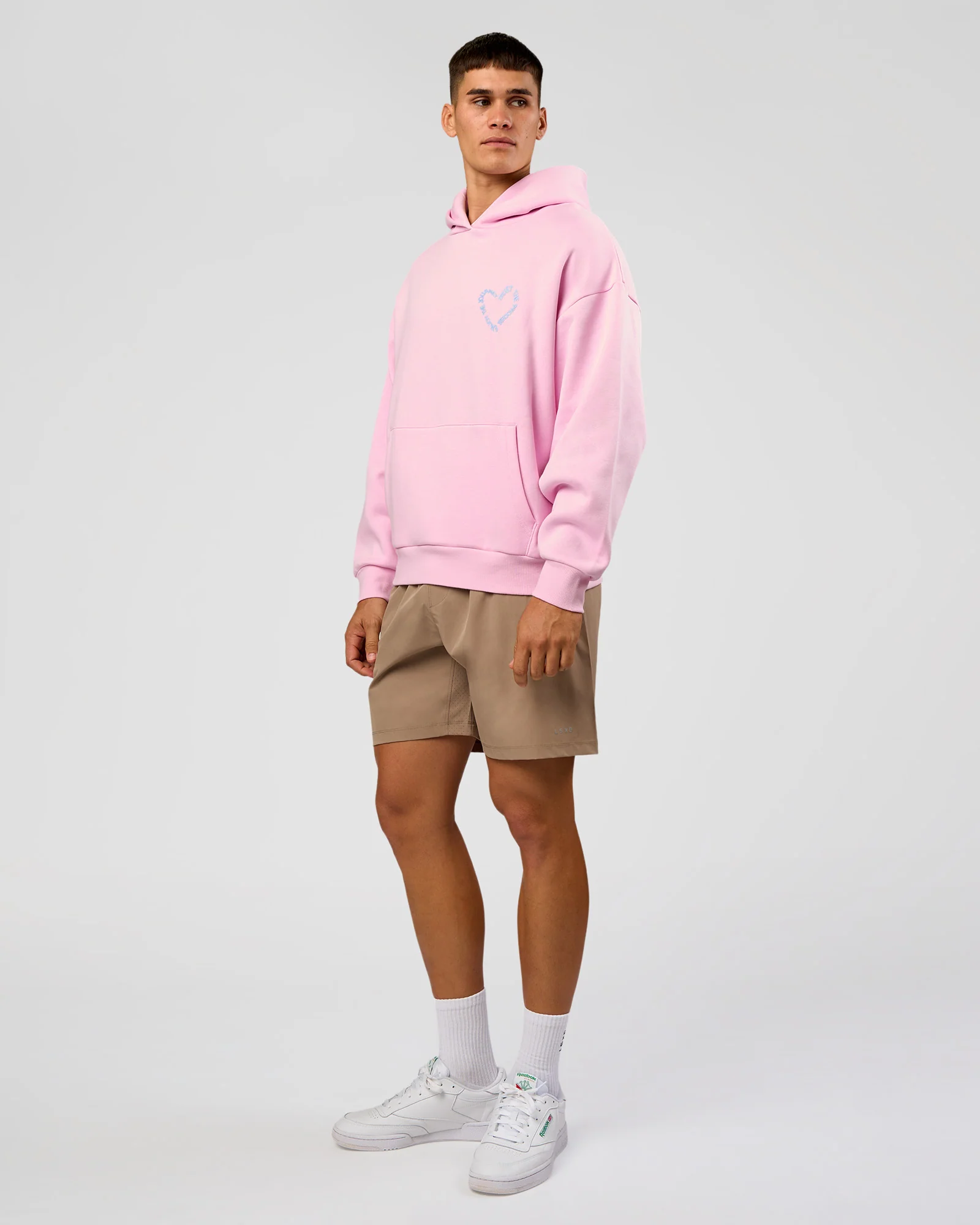 Unisex Love The Process Oversize Hoodie - Marshmallow-Open Air