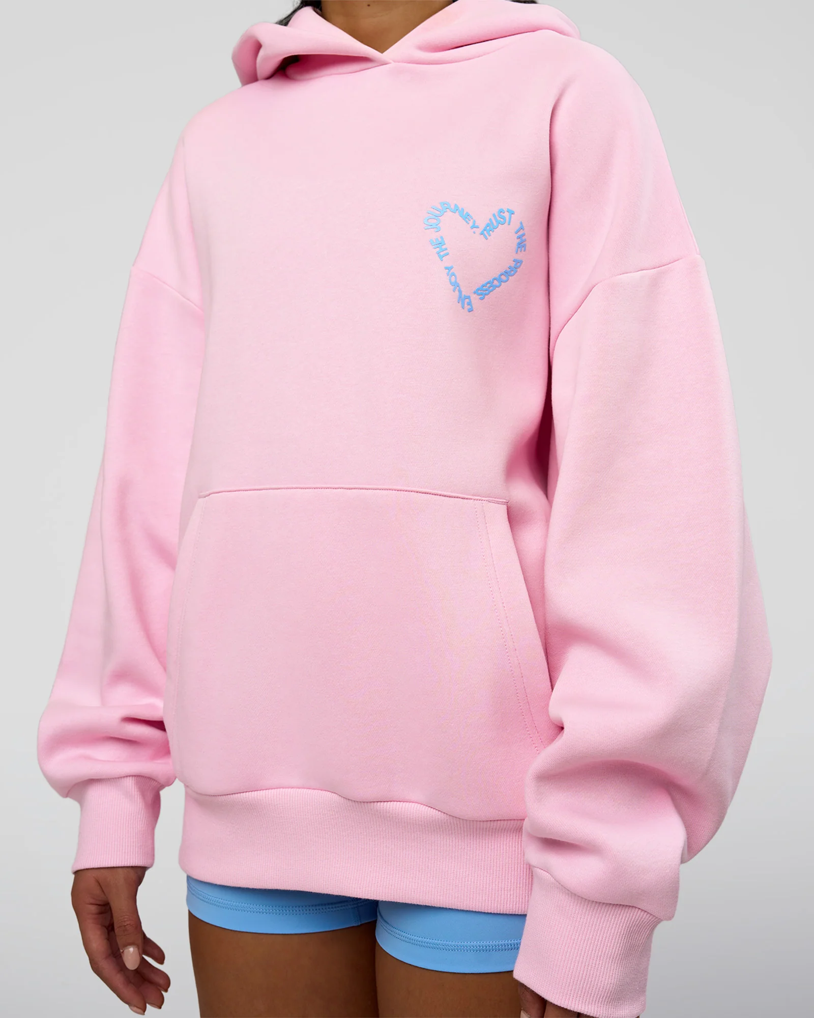 Unisex Love The Process Oversize Hoodie - Marshmallow-Open Air