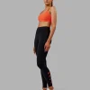 Rep Ultra High-Rise Full Length Legging Pockets - Black-Ultra Orange