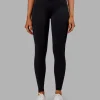 Rep Ultra High-Rise Full Length Legging Pockets - Black-Ultra Orange