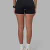 Rep Ultra High-Rise 4" Short Pockets - Black-Power Cobalt