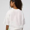 Sticker Heavyweight Oversized Tee - Off White-Jelly Mint