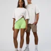Sticker Heavyweight Oversized Tee - Off White-Jelly Mint