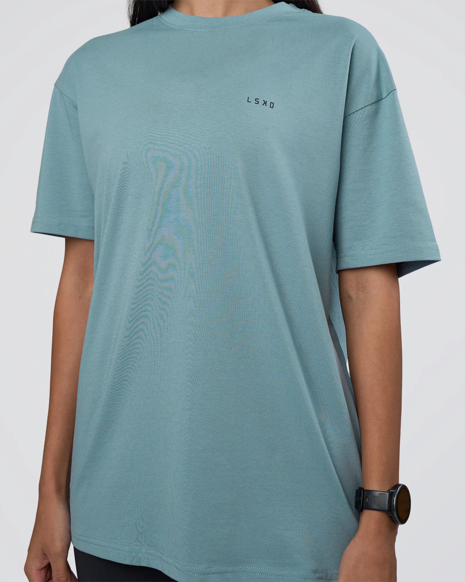 Research Department FLXCotton Oversized Tee - Smoke Blue