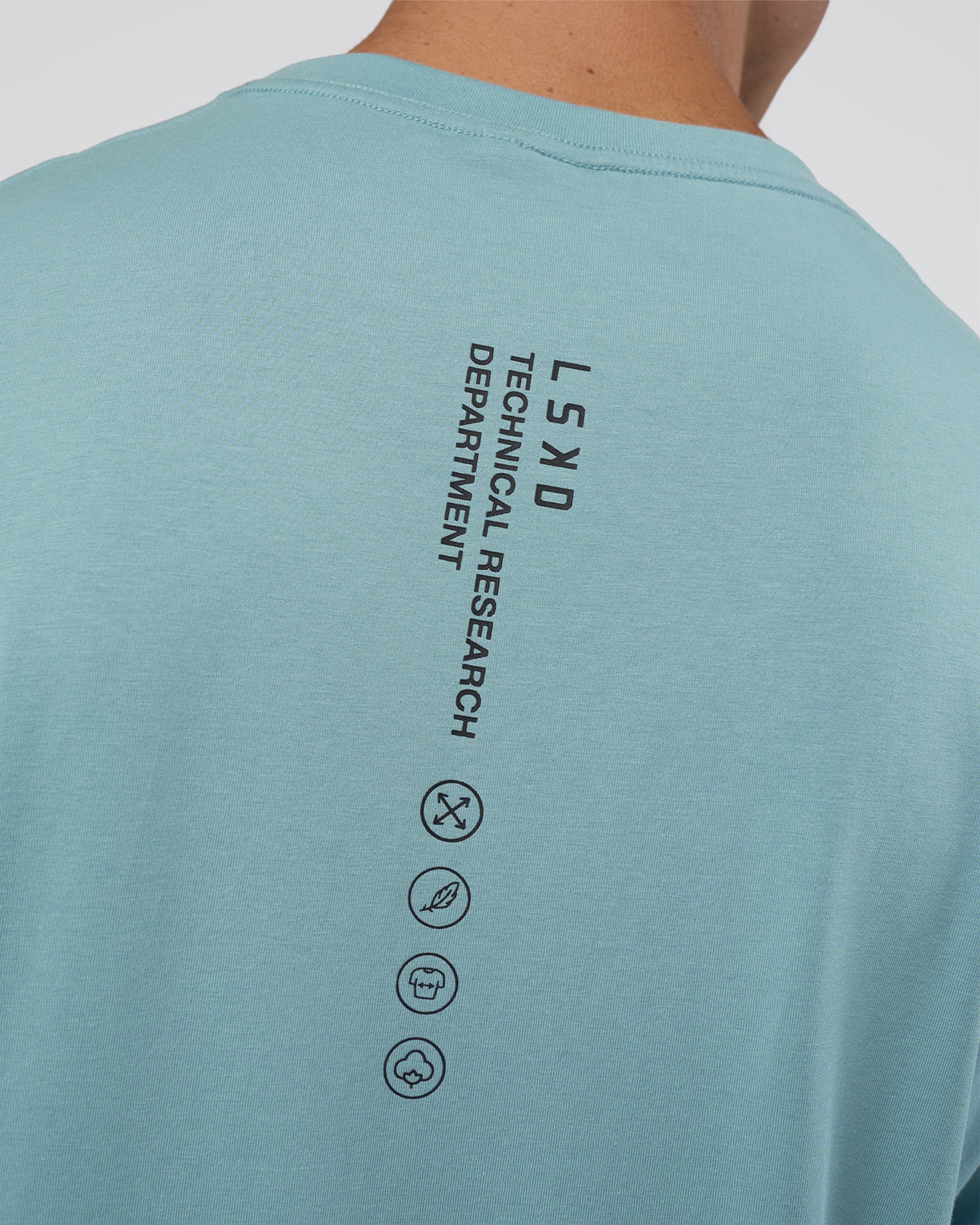 Research Department FLXCotton Oversized Tee - Smoke Blue