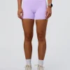 Fusion Ultra High-Rise 4" Short Pockets - Pale Lilac