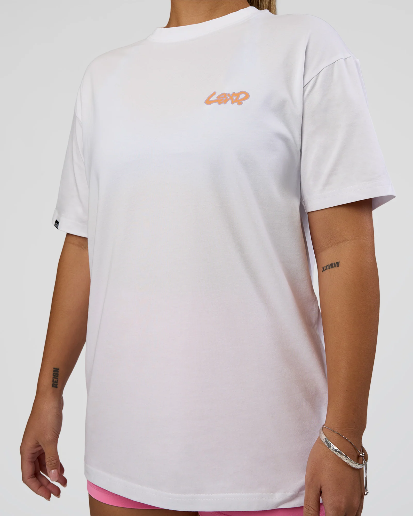 1609-break-through-flxcotton-oversized-tee-white-pale-lilac-9.webp Break Through FLXCotton Oversized Tee - White-Pale Lilac