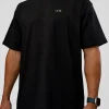 High Run FLXCotton Oversized Tee - Black-Yellow Fizz
