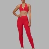 Fusion Ultra High-Rise Full Length Legging Pockets - Scarlet