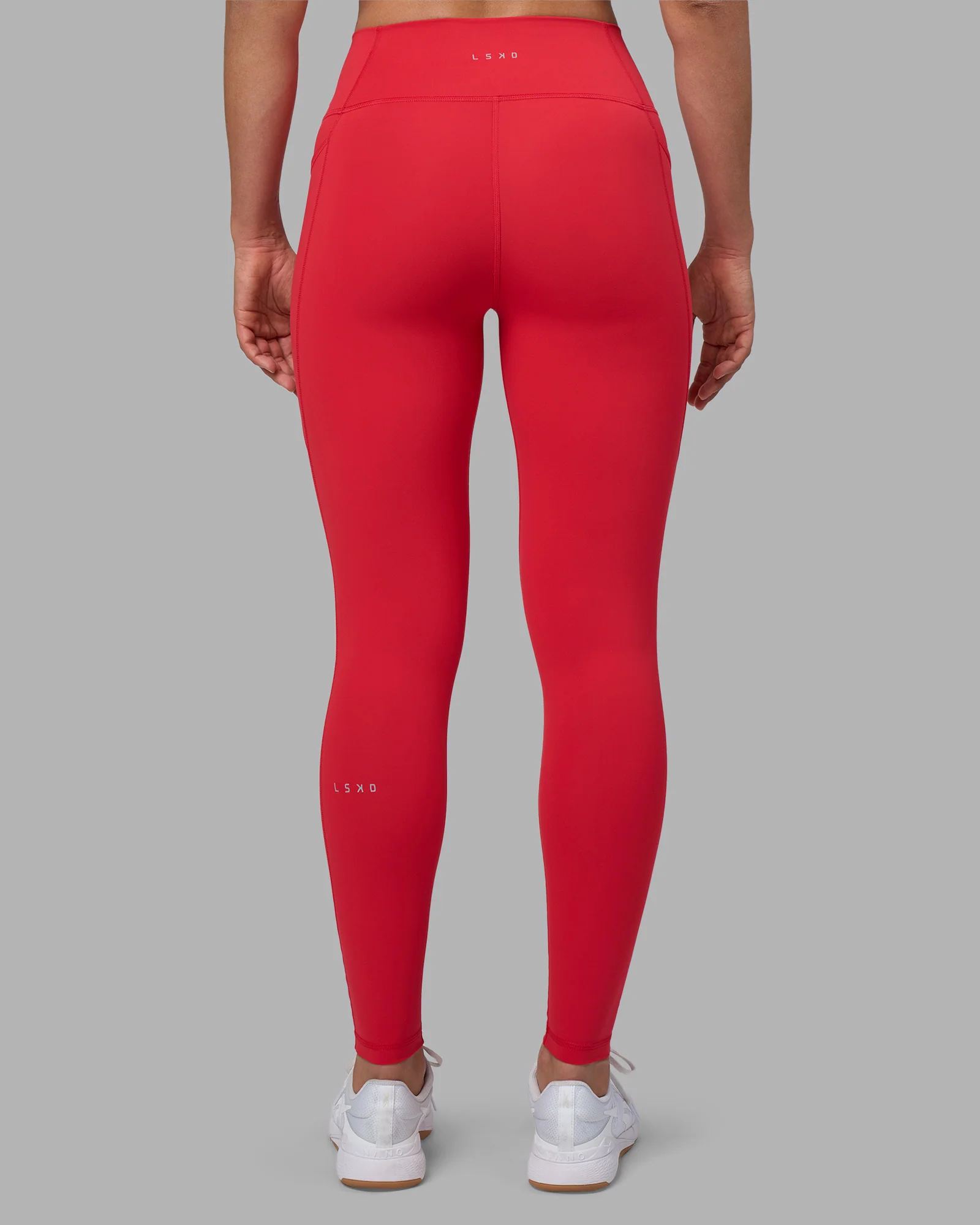 Fusion Ultra High-Rise Full Length Legging Pockets - Scarlet