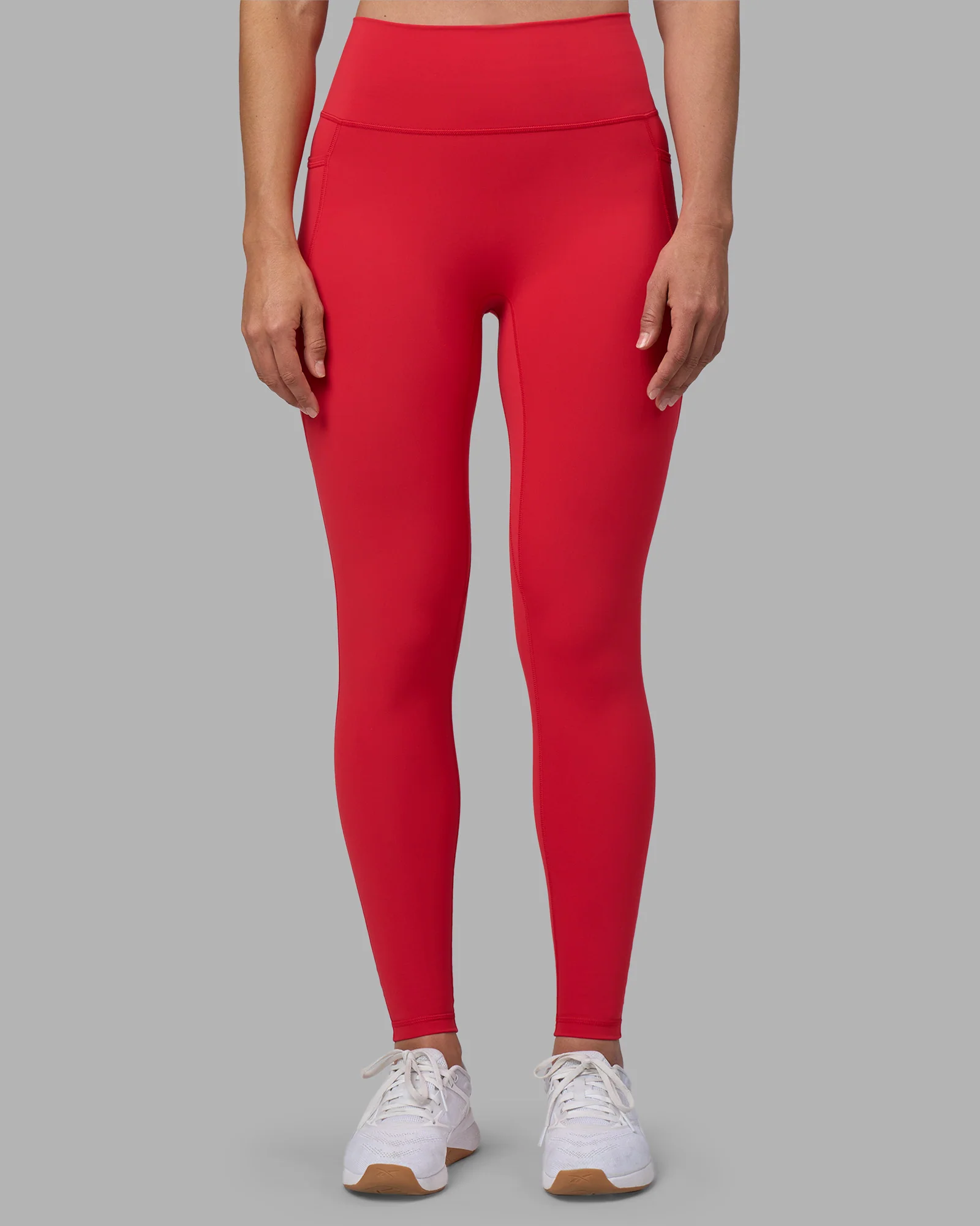 Fusion Ultra High-Rise Full Length Legging Pockets - Scarlet