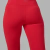 Fusion Ultra High-Rise Full Length Legging Pockets - Scarlet