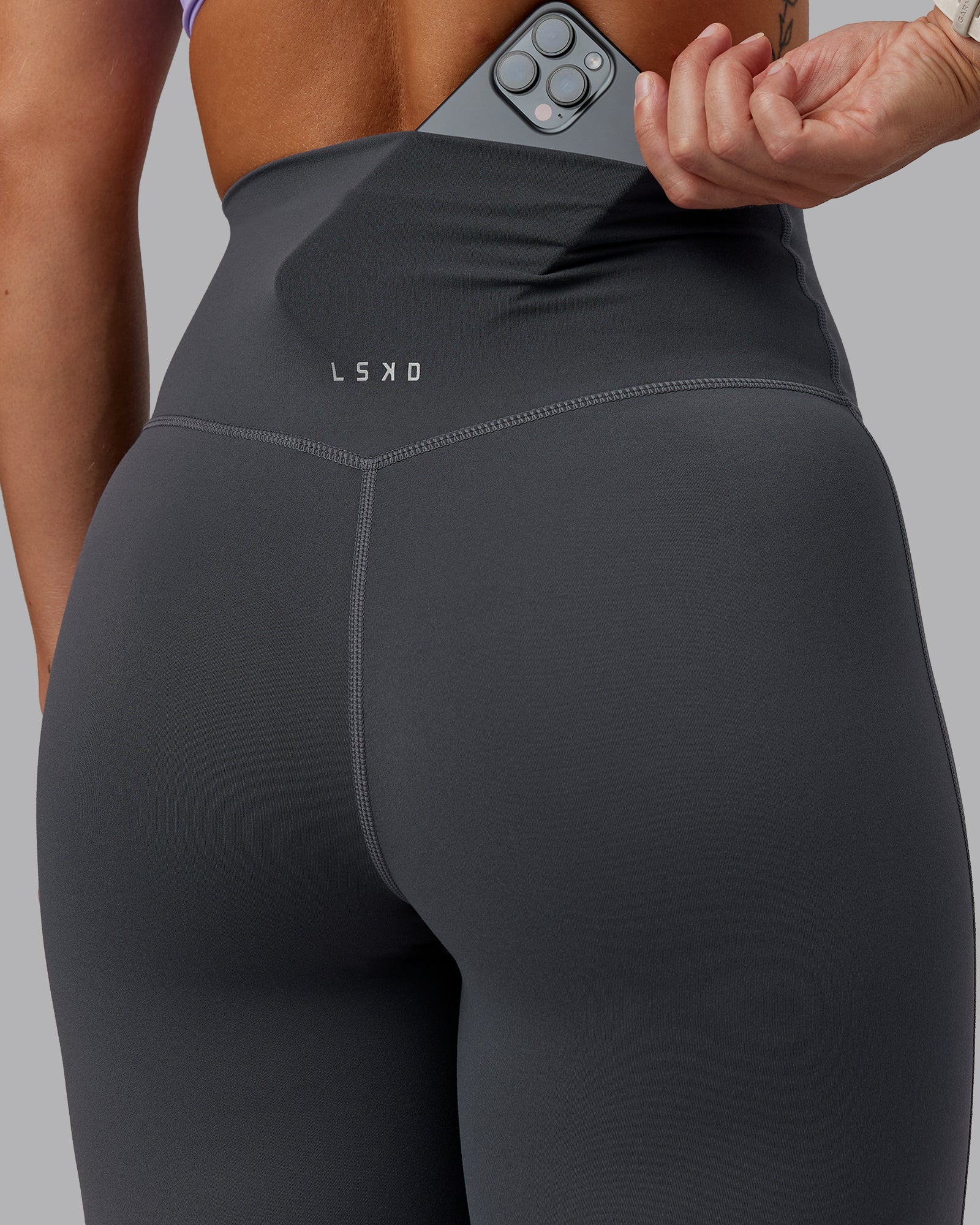 Elixir Ultra High-Rise Full Length Legging - Dark Storm