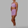 Lift High Neck Sports Bra - Light Violet