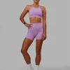 Lift High Neck Sports Bra - Light Violet