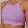 Lift High Neck Sports Bra - Light Violet