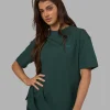 Unisex Strike Through FLXCotton Tee Oversize - Vital Green-Alexandrite