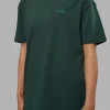 Unisex Strike Through FLXCotton Tee Oversize - Vital Green-Alexandrite