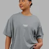 16393-time-s-up-heavyweight-oversized-tee-circular-grey-white-4.webp Time's Up Heavyweight Oversized Tee - Circular Grey-White