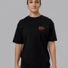 16411-coffee-run-flxcotton-oversized-tee-black-ultra-orange-2.webp Coffee Run FLXCotton Oversized Tee - Black-Ultra Orange