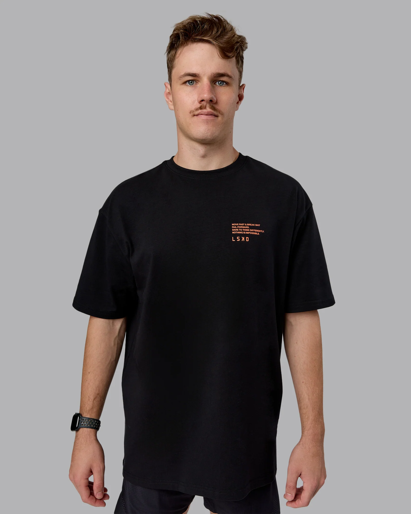 16411-coffee-run-flxcotton-oversized-tee-black-ultra-orange-5.webp Coffee Run FLXCotton Oversized Tee - Black-Ultra Orange