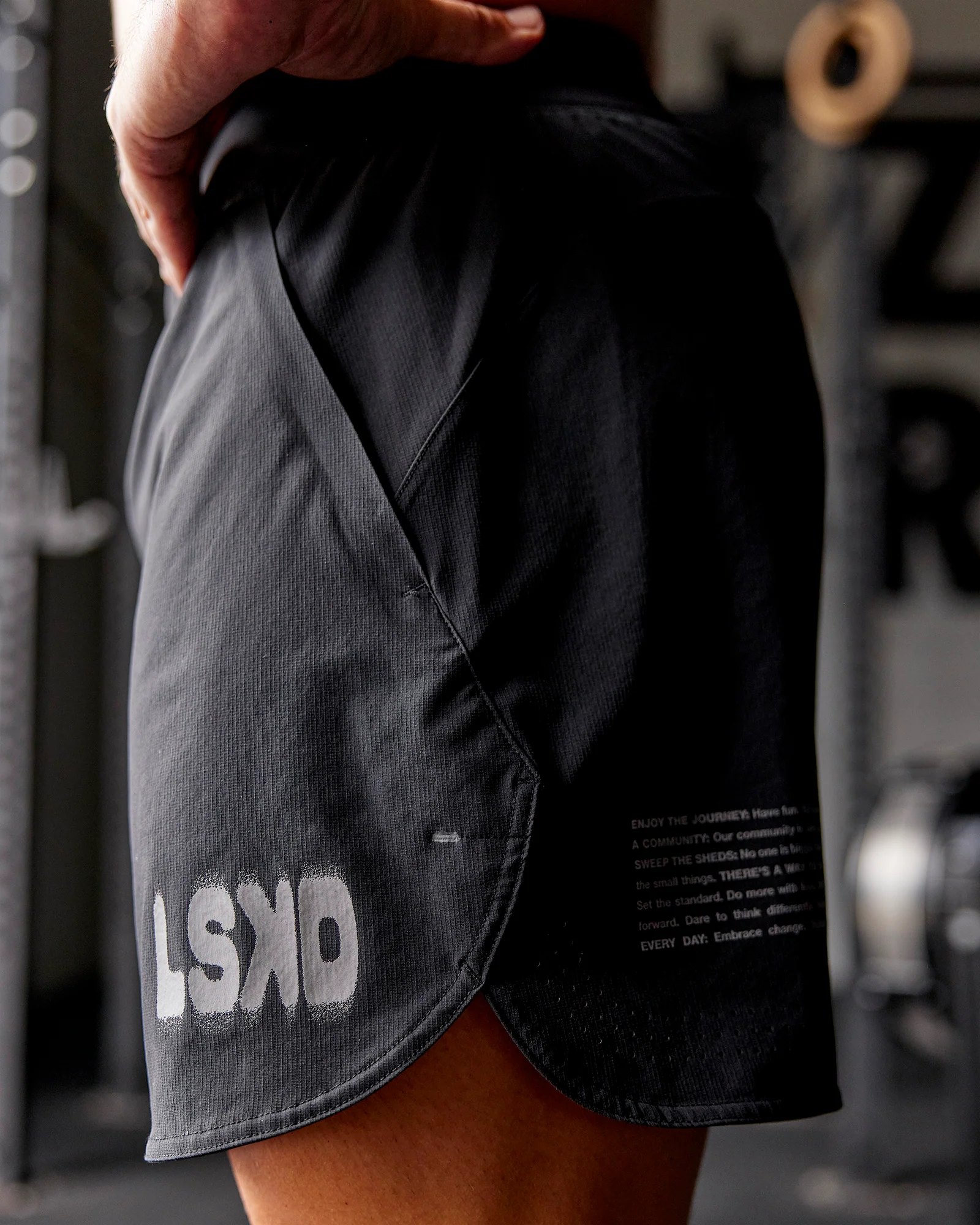Static Grit Lift 6" Short - Black-Alloy