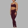 Rep Ultra High-Rise Full Length Legging Pockets - Cherry Lacquer-White