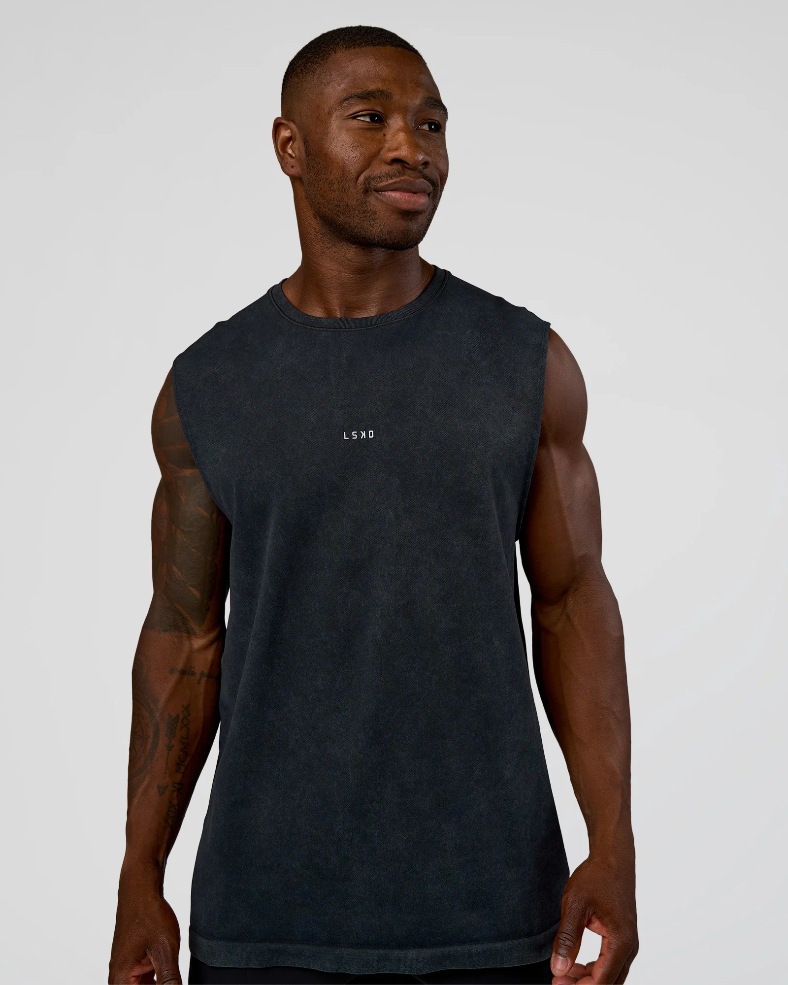 16551-power-muscle-tank-pirate-black-washed-1.webp Power Muscle Tank - Pirate Black Washed