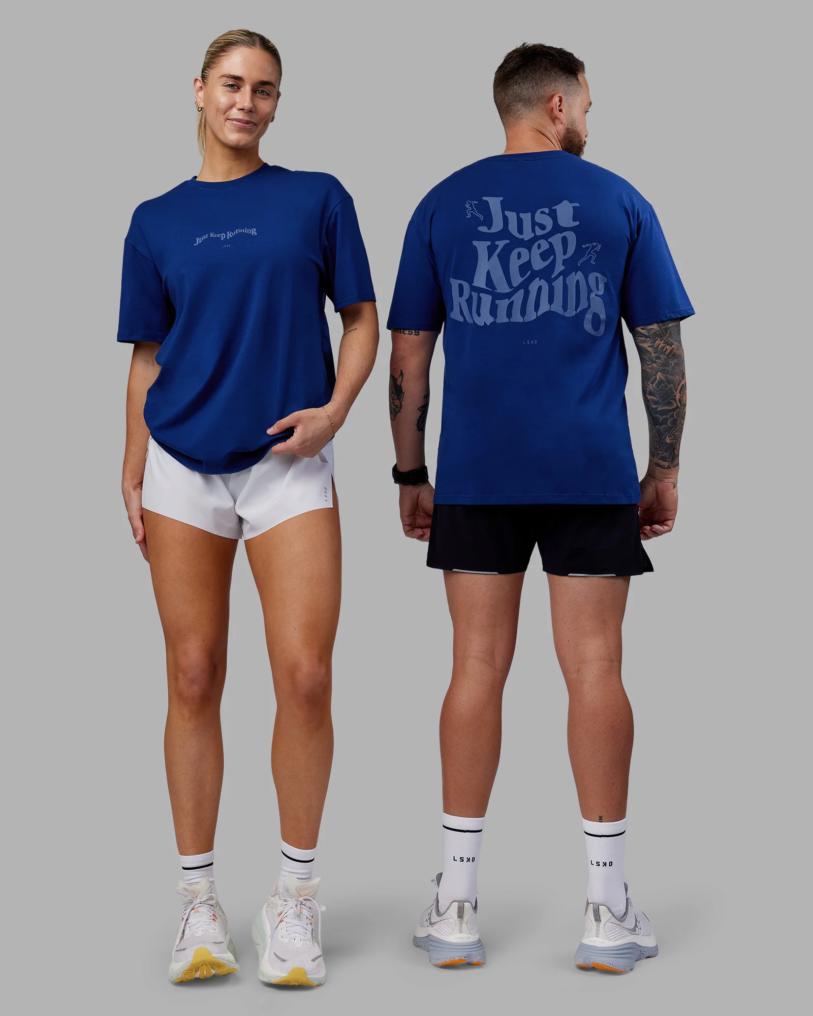16604-just-run-flxcotton-oversized-tee-midnight-blue-light-blue-2.webp Just Run FLXCotton Oversized Tee - Midnight Blue-Light Blue