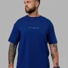 16604-just-run-flxcotton-oversized-tee-midnight-blue-light-blue-4.webp Just Run FLXCotton Oversized Tee - Midnight Blue-Light Blue