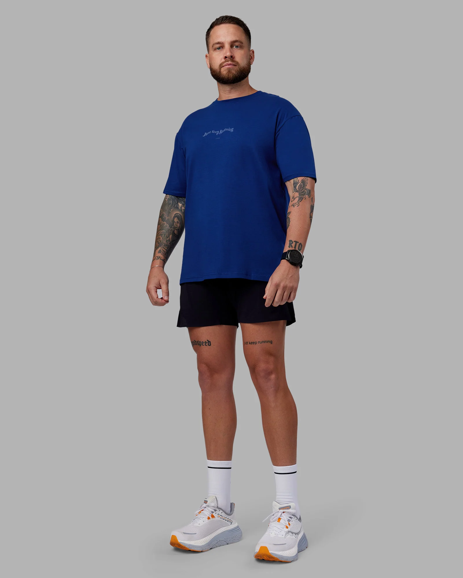 16604-just-run-flxcotton-oversized-tee-midnight-blue-light-blue-6.webp Just Run FLXCotton Oversized Tee - Midnight Blue-Light Blue