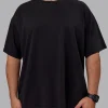 1661-pressure-washed-heavyweight-oversize-tee-black-white-10.webp Pressure Washed Heavyweight Oversize Tee - Black-White
