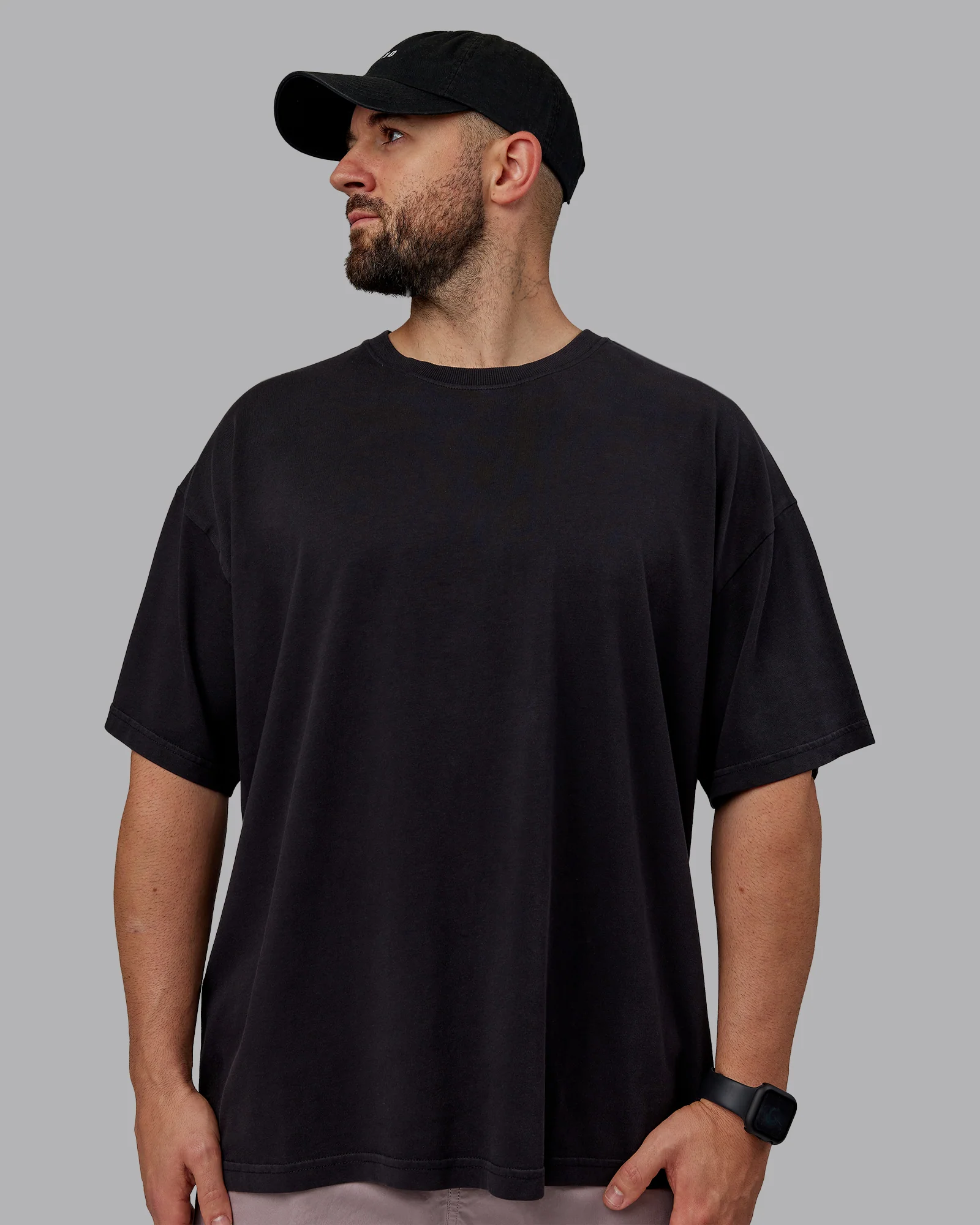 1661-pressure-washed-heavyweight-oversize-tee-black-white-2.webp Pressure Washed Heavyweight Oversize Tee - Black-White
