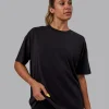 1661-pressure-washed-heavyweight-oversize-tee-black-white-5.webp Pressure Washed Heavyweight Oversize Tee - Black-White