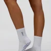 Signal Pilates Crew Grip Socks 2.0 - Off White-Palace Blue