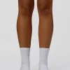 Signal Pilates Crew Grip Socks 2.0 - Off White-Palace Blue