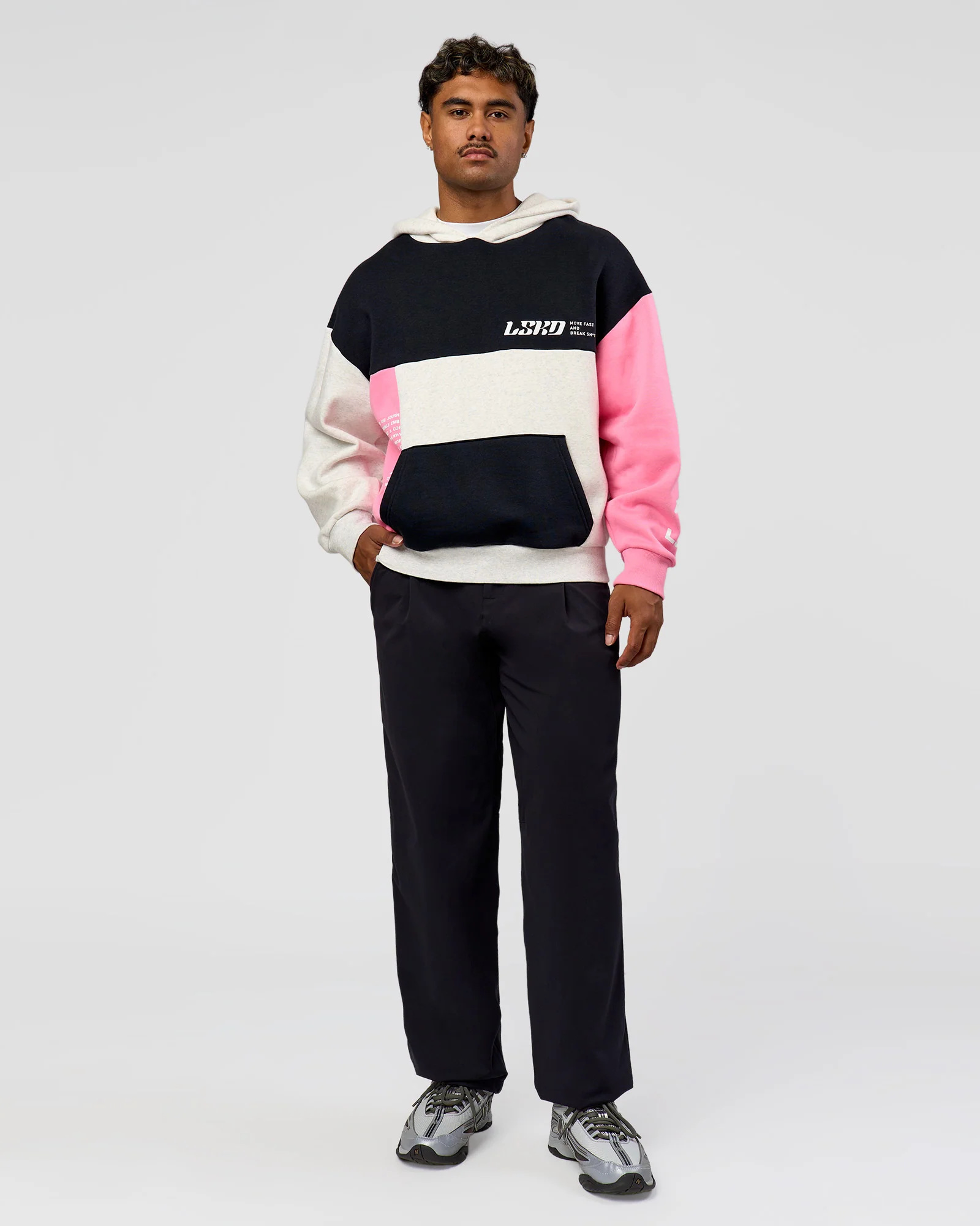 1670-deconstructed-fleece-hoodie-caviar-candy-pink-grey-marl-12.webp Deconstructed Fleece Hoodie - Caviar-Candy Pink-Grey Marl