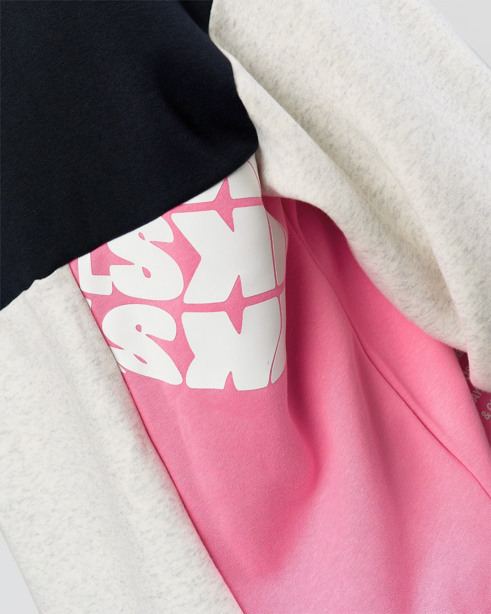 1670-deconstructed-fleece-hoodie-caviar-candy-pink-grey-marl-16.jpg Deconstructed Fleece Hoodie - Caviar-Candy Pink-Grey Marl