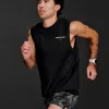 Cadence RUN CLUB Muscle Tank - Black-Yellow Fizz