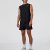 Cadence RUN CLUB Muscle Tank - Black-Yellow Fizz