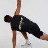 Cadence RUN CLUB Muscle Tank - Black-Yellow Fizz