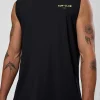 Cadence RUN CLUB Muscle Tank - Black-Yellow Fizz