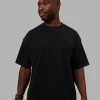 16750-move-fast-washed-heavyweight-tee-oversize-black-island-paradise-3.webp Move Fast Washed Heavyweight Tee Oversize - Black-Island Paradise