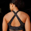Stamina Sports Bra - Black Tie Dye