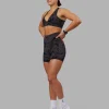 Stamina Sports Bra - Black Tie Dye