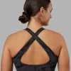 Stamina Sports Bra - Black Tie Dye